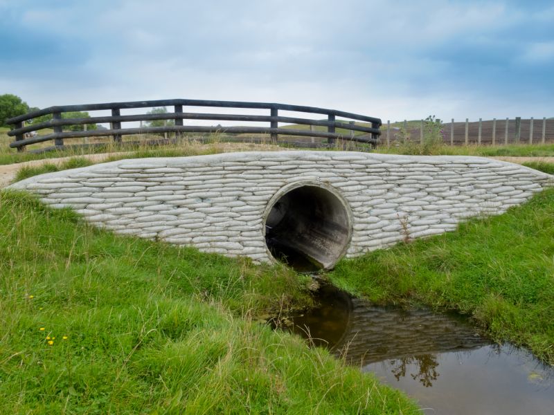 Culvert Ditch Landscaping